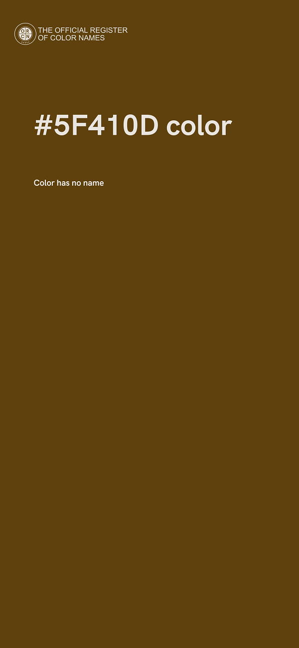 #5F410D color image