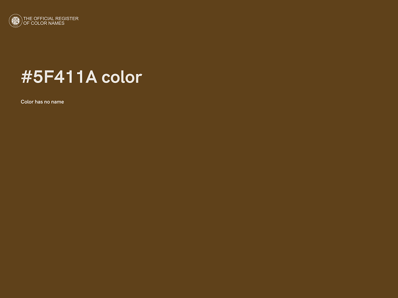 #5F411A color image