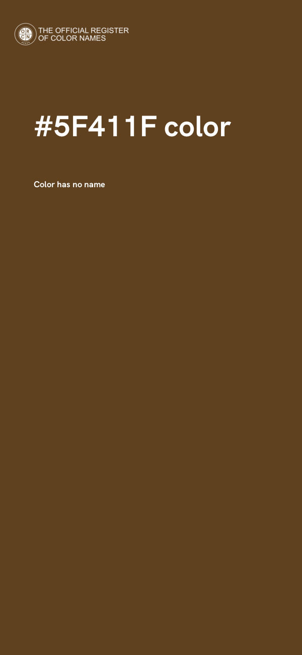 #5F411F color image
