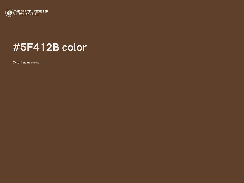 #5F412B color image