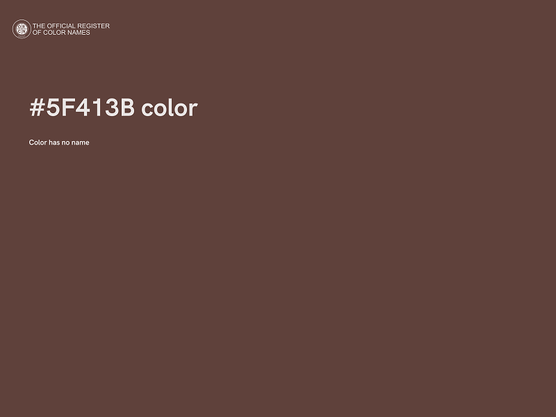 #5F413B color image