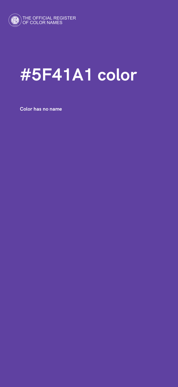 #5F41A1 color image
