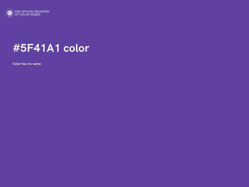 #5F41A1 color image