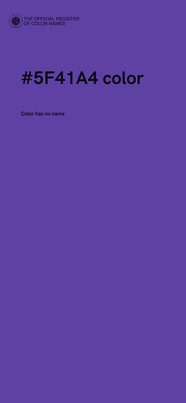 #5F41A4 color image