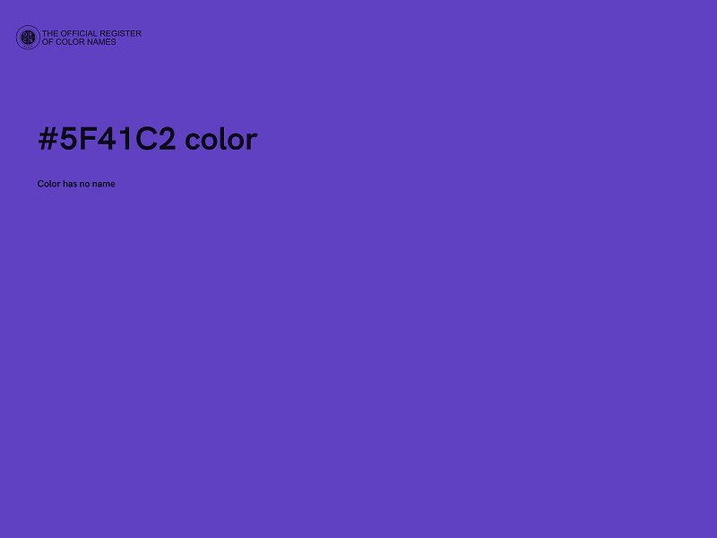 #5F41C2 color image