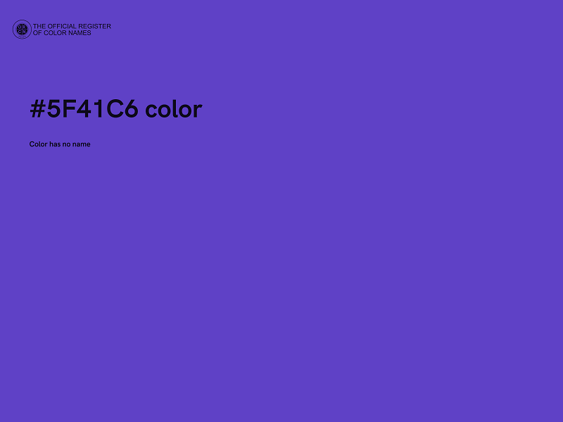 #5F41C6 color image