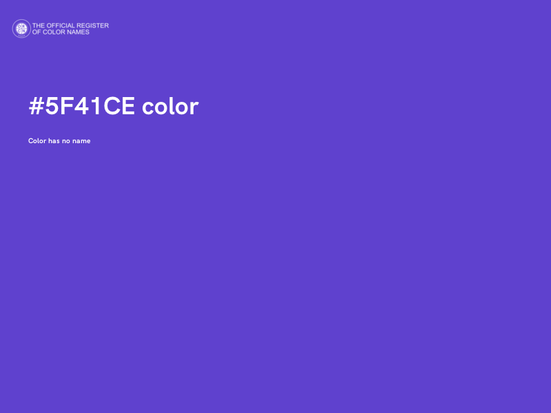 #5F41CE color image