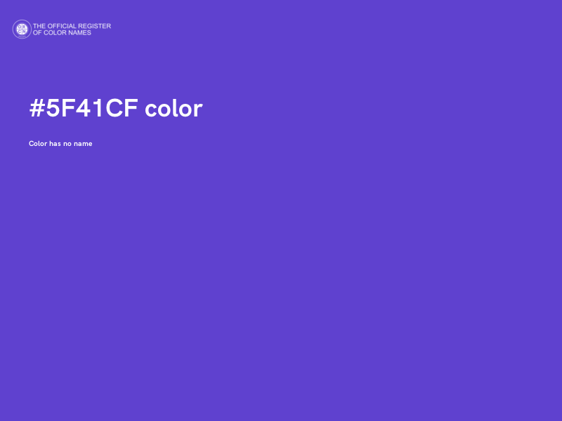 #5F41CF color image