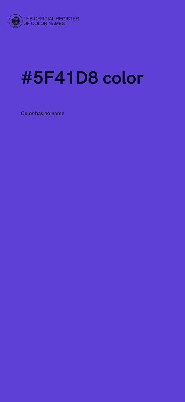 #5F41D8 color image