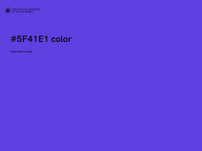 #5F41E1 color image