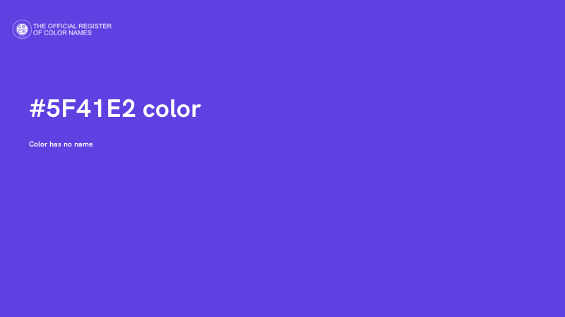 #5F41E2 color image