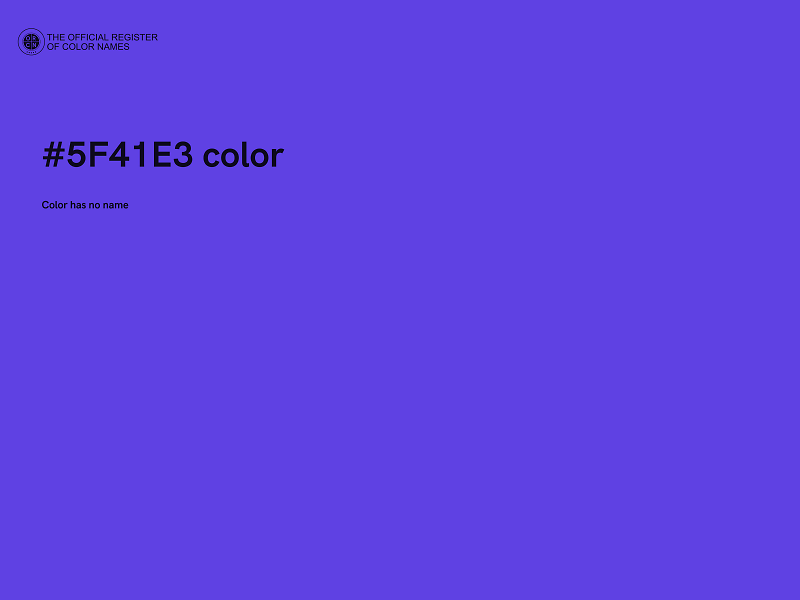 #5F41E3 color image