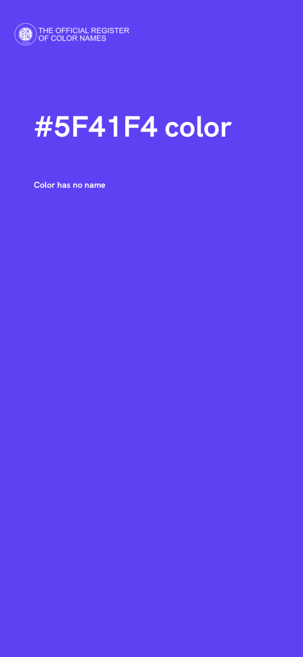 #5F41F4 color image