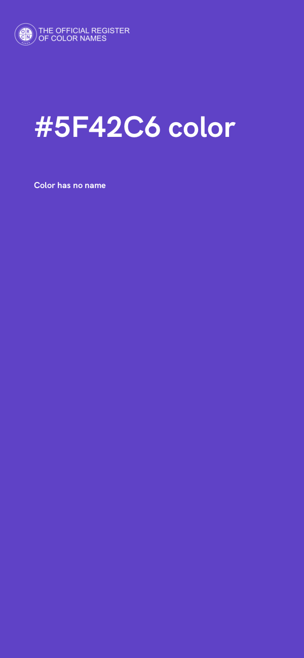 #5F42C6 color image