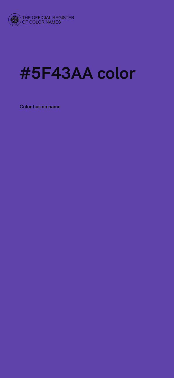 #5F43AA color image