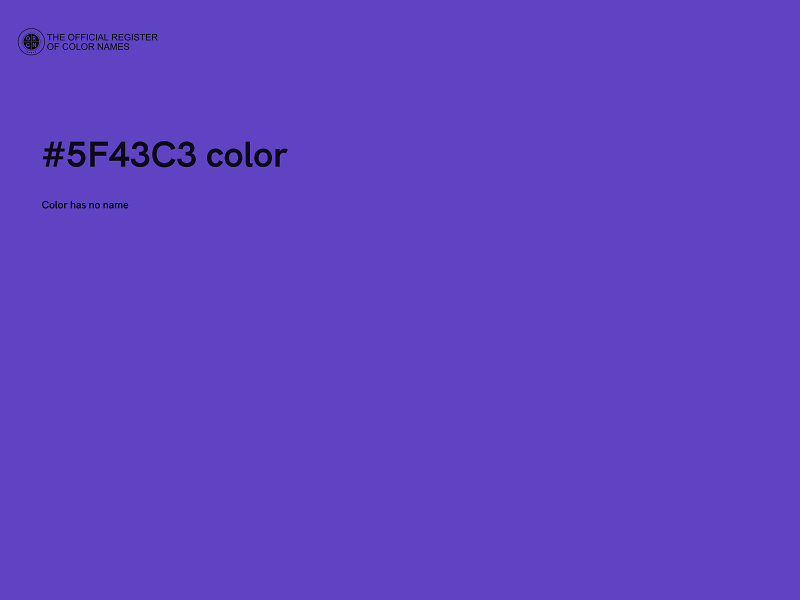 #5F43C3 color image