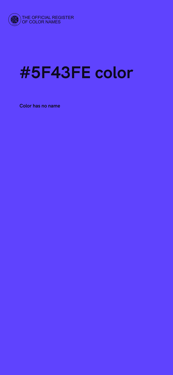 #5F43FE color image