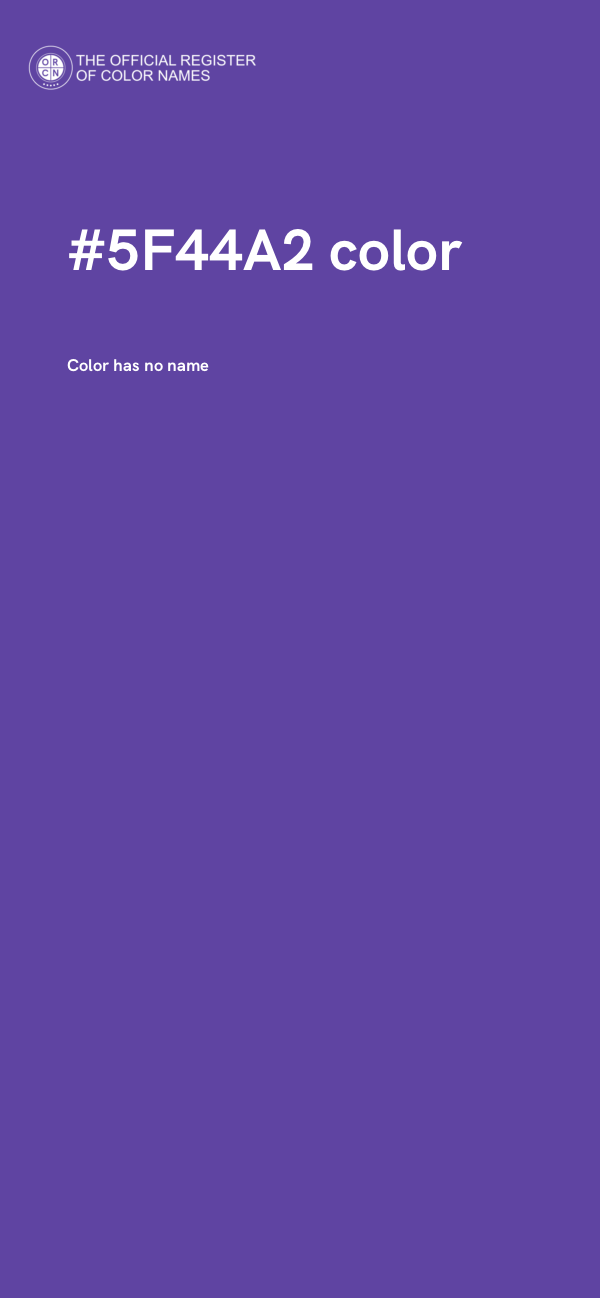 #5F44A2 color image