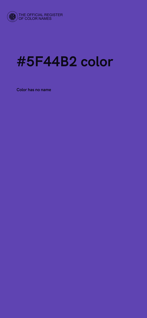#5F44B2 color image