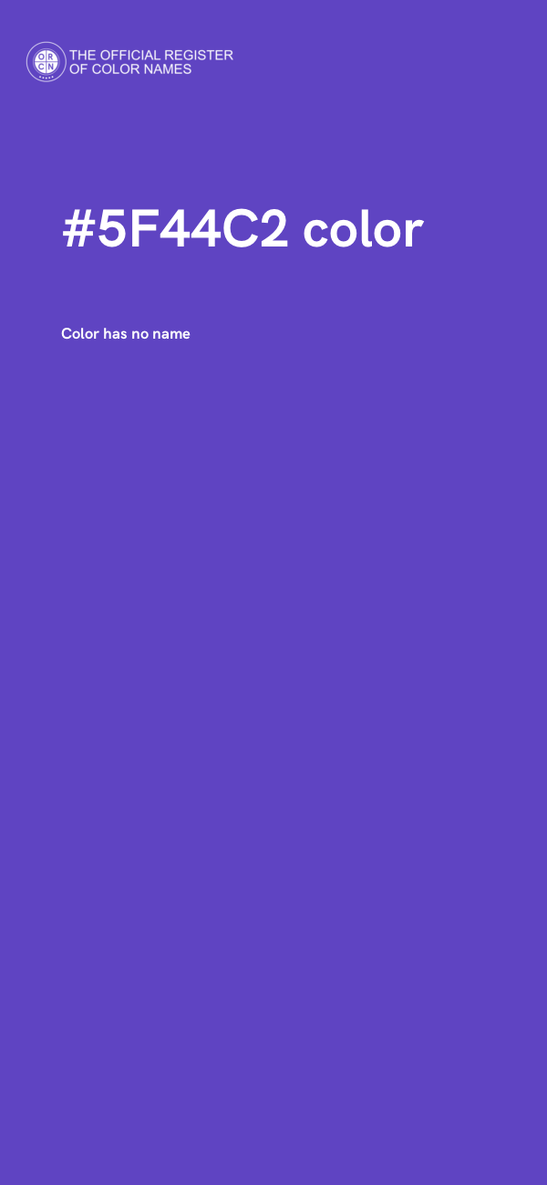 #5F44C2 color image