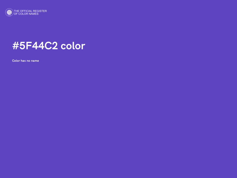 #5F44C2 color image