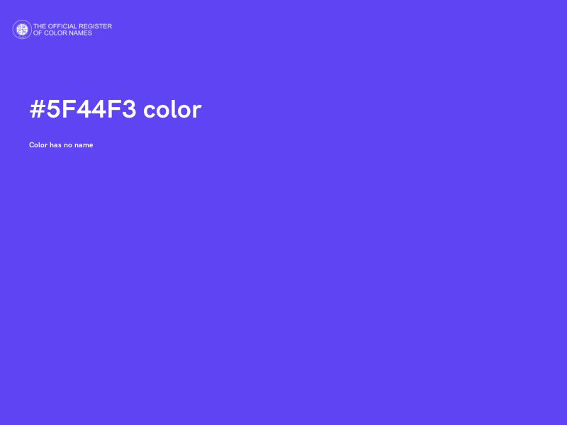 #5F44F3 color image