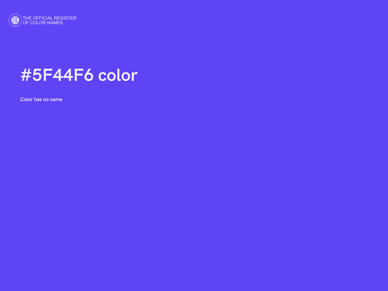 #5F44F6 color image