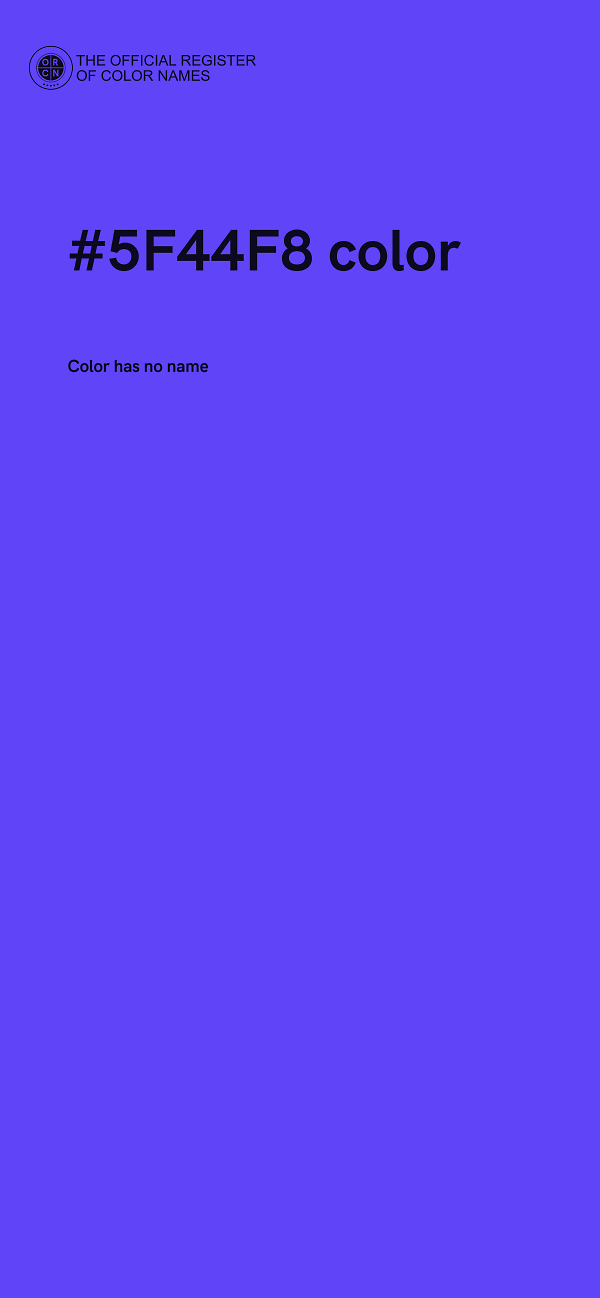 #5F44F8 color image