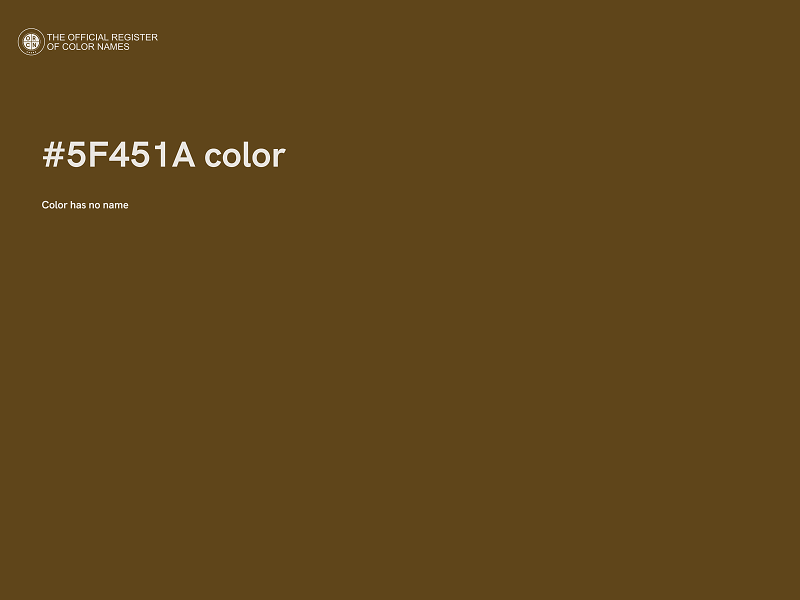 #5F451A color image