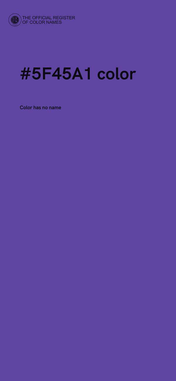 #5F45A1 color image