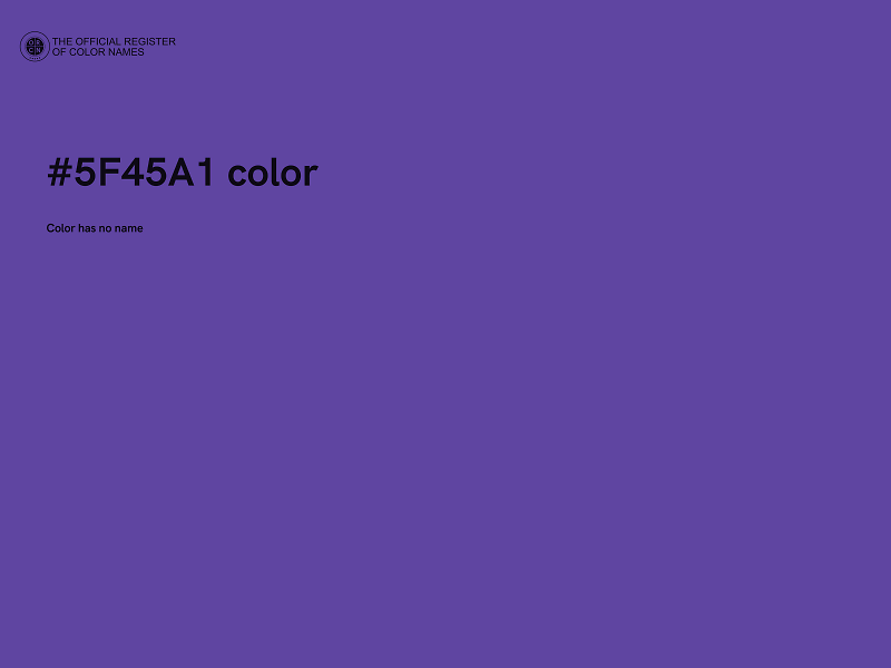 #5F45A1 color image