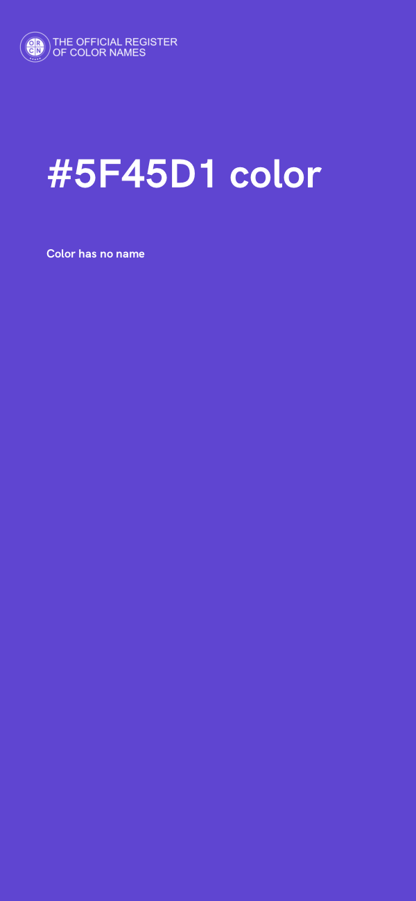 #5F45D1 color image