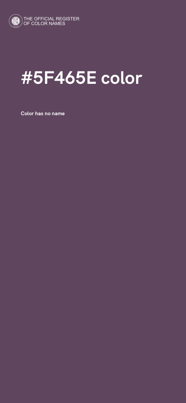 #5F465E color image