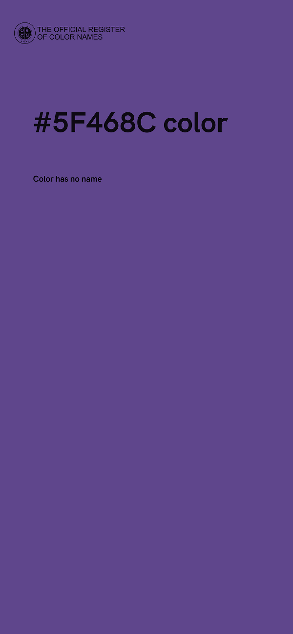 #5F468C color image