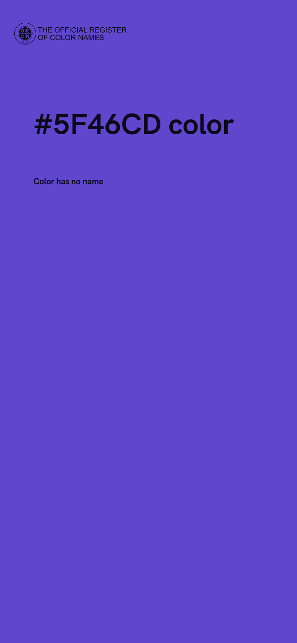 #5F46CD color image