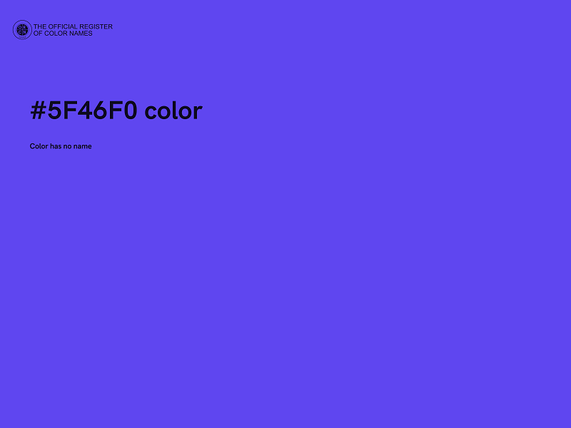 #5F46F0 color image