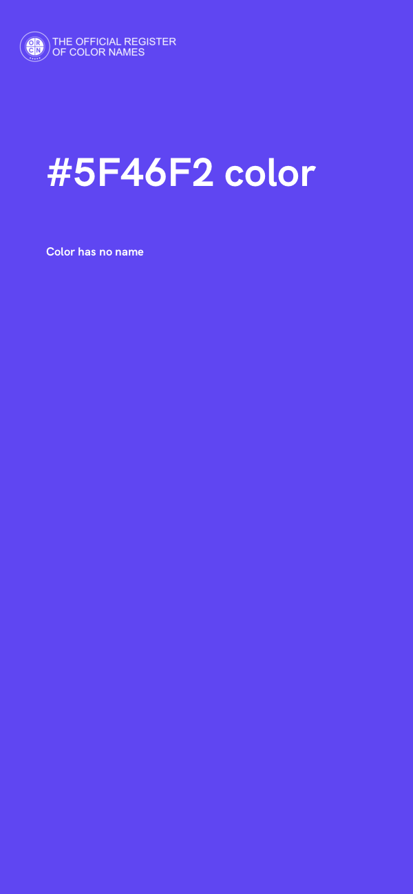 #5F46F2 color image