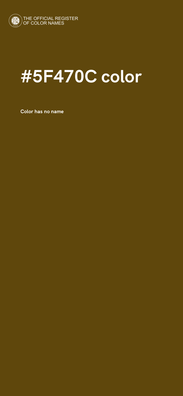 #5F470C color image