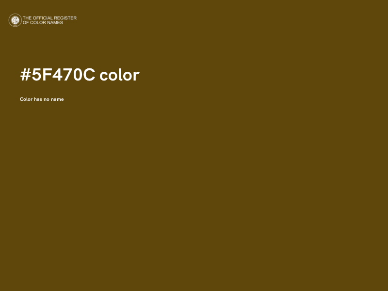 #5F470C color image