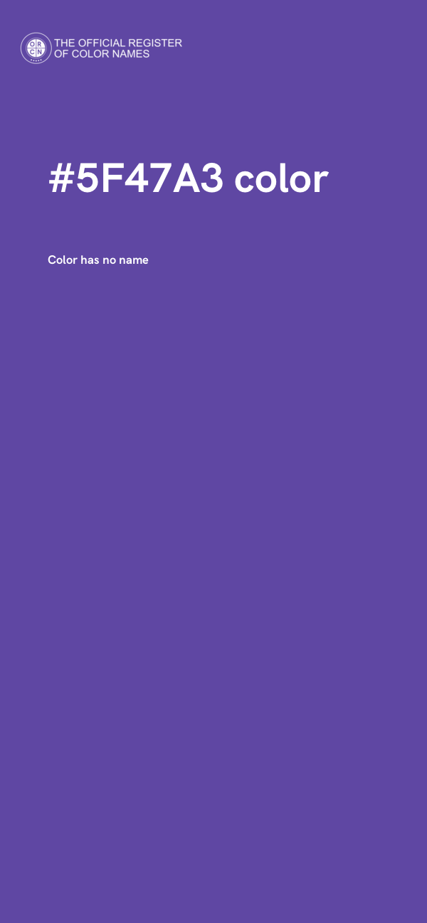 #5F47A3 color image