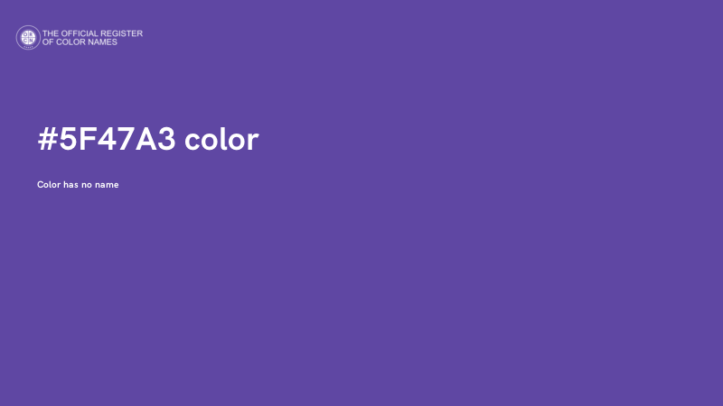 #5F47A3 color image