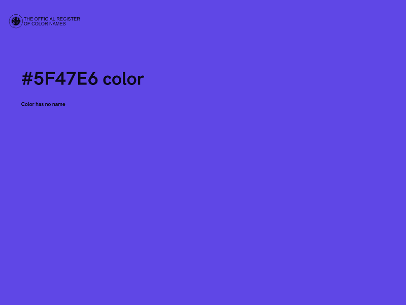 #5F47E6 color image