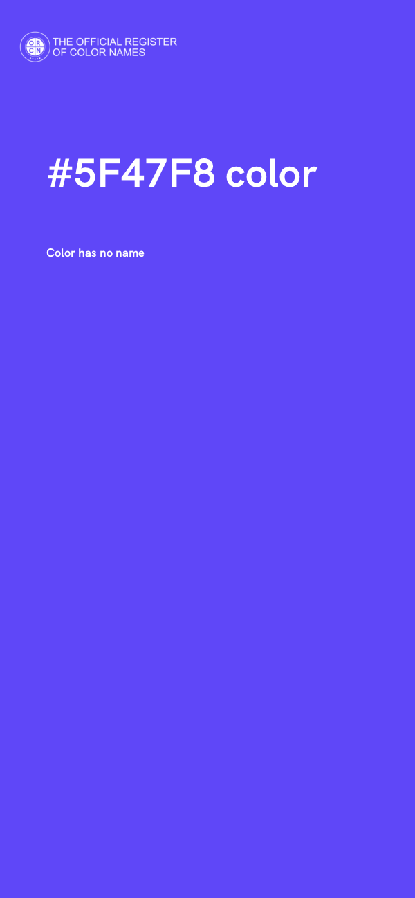 #5F47F8 color image