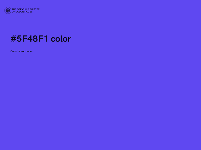 #5F48F1 color image