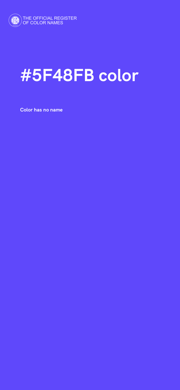 #5F48FB color image