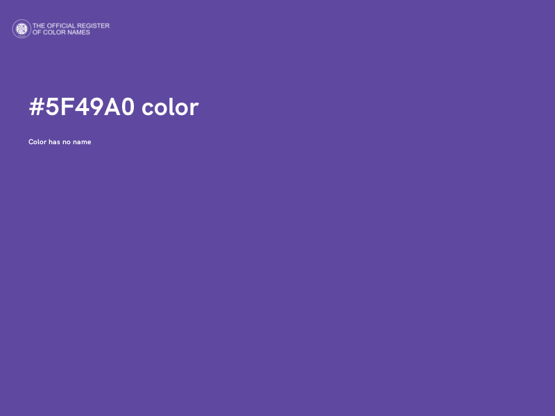 #5F49A0 color image