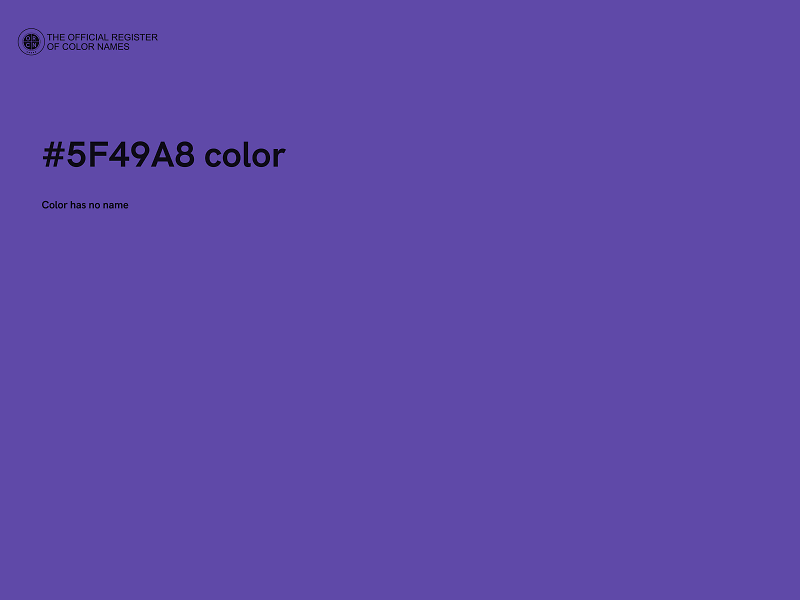 #5F49A8 color image