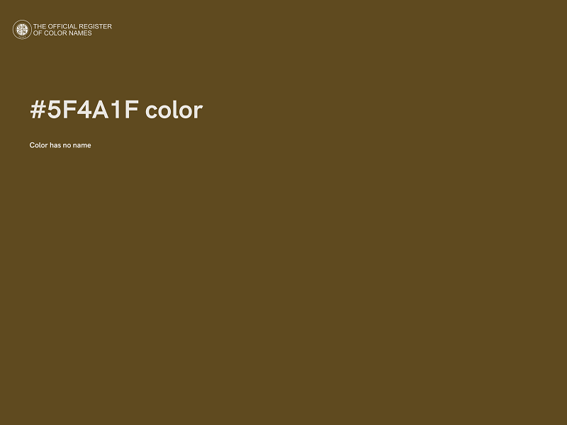 #5F4A1F color image