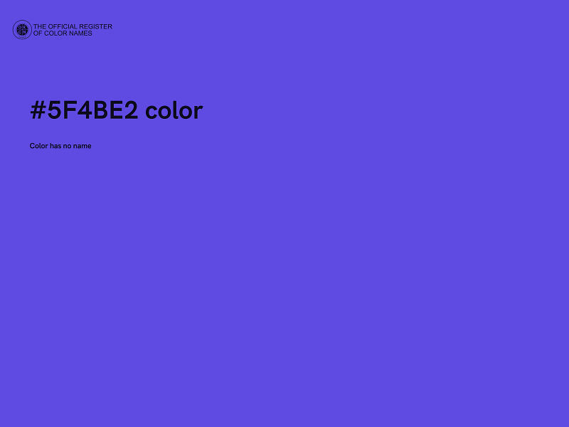 #5F4BE2 color image