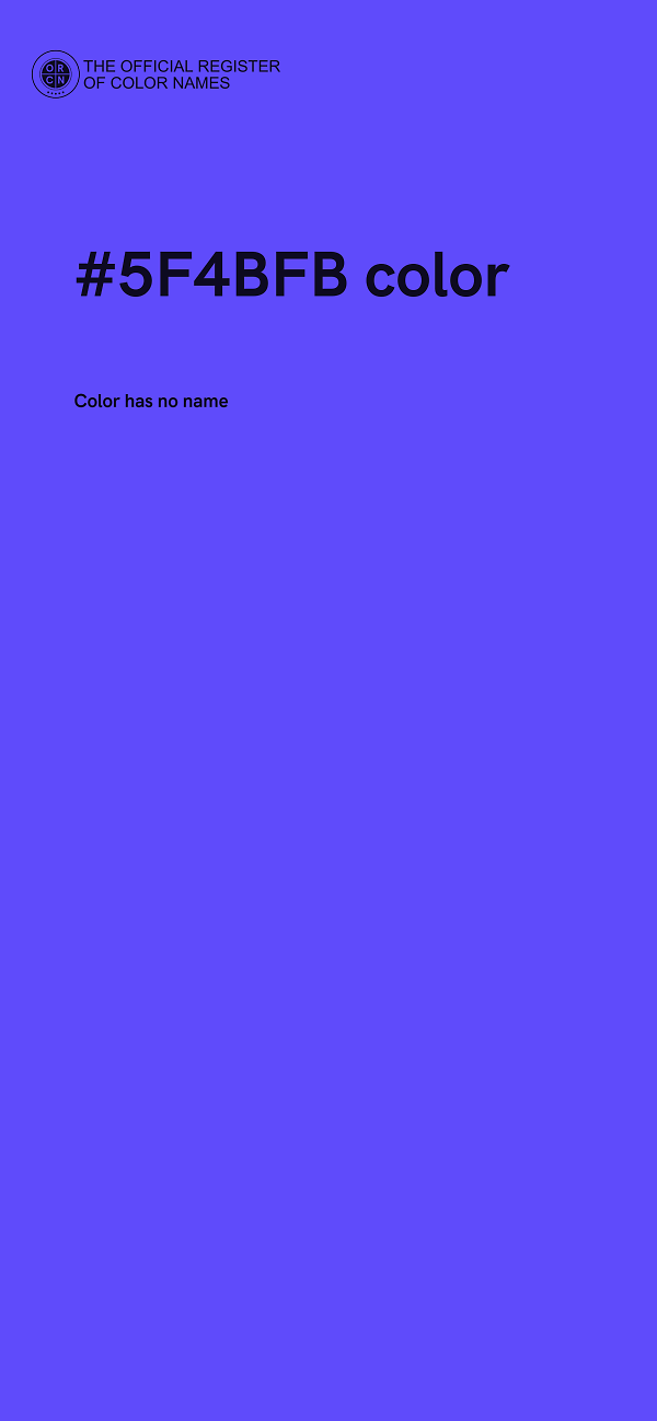 #5F4BFB color image